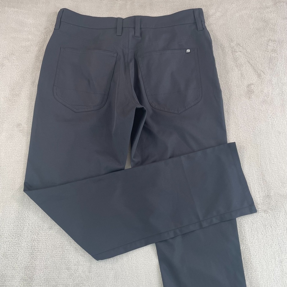 Travis Mathew Level Up Golf Pants 30x32 Black‎ 5 Pocket Performance NWOT $140
